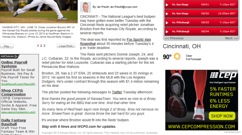Illustration for article titled Cincinnati News Station Duped By Fake Barbecue-Lovin' Jonathan Broxton Twitter Account